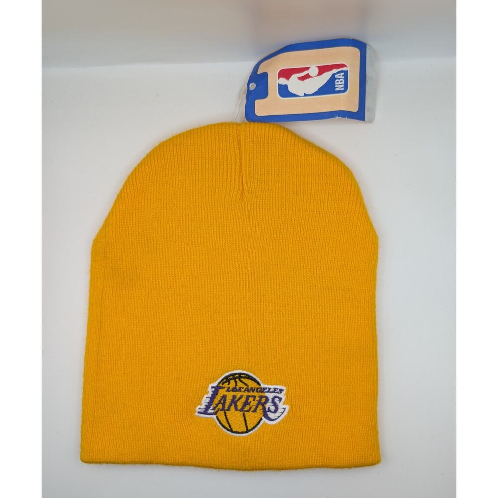 Los Angeles Lakers Gold Knit Beanie | Official NBA Licensed | Embroidered Logo